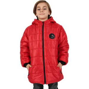 İçi Kürklü Su ve Rüzgar Geçirmez Erkek Çocuk Mont