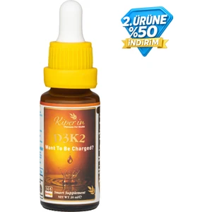 D3K2 | Vitamin D3 (1000 Iu) & K2 (25MCG) | Kaliteli Içerik | Pureness For Health Ilkesi | 365 Damla