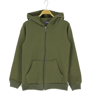 Erkek Çocuk Hırka 2 Iplik Şardonlu Arkası Baskılı