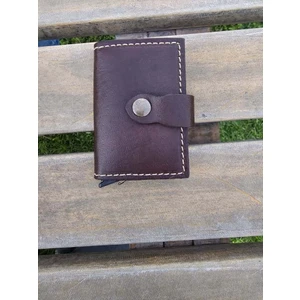 Mekanizmalı Hakiki Deri Akıllı Cüzdan Kartlık