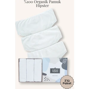 Must Have | 3'lü Organik Pamuk Hipster Külot