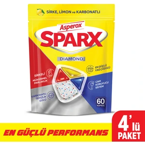 Sparx Diamond Bulaşık Makinesi Kapsülü 60 x 4 (240 Adet)