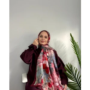 Kamer Scarf Soft Pamuk Desenli Şal Romantique Serisi