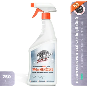 Clean Plus+ Pro Yağ ve Kir Çözücü Ultra Güçlü Mutfak Temizleyici 750 ml