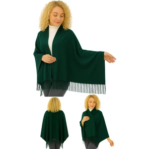 Maruf Shop 1 Adet Kadın Büyük Bedene Uygun Ekstra Yumuşak Dokulu Püskül Detaylı Kışlık Atkı Omuz Şalı