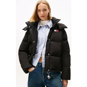 Tommy Hilfiger Kadın Alaska Grid Down Puffer Mont - Siyah