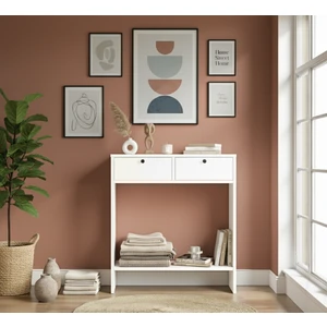 Robin Home Queen Dresuar Hol Antre 80 cm 2 Kapaklı Beyaz