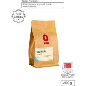 Costa Rica Volcancito Natural Anaerobik Arabica Kahve - 250 g | Sütlü Çikolata & Toffee Aromalı