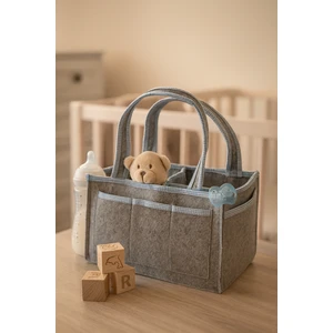 YUNUSOĞLU HOME Anne Bebek Kalın Keçe Bakım Çantası Yenidoğan Için Organizer Düzenleyici Çok Amaçlı