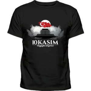 Efendioğlu Design Anıtkabir Sisli 10 Kasım Atatürk Baskılı Çocuk T-Shirt