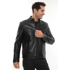 Erkek Hakiki Deri Mont - Sade, Şık ve Klasik Basic Model