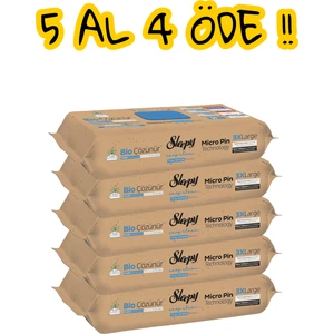 Easy Clean Bio Çözünür 3xlarge Yüzey Temizlik Havlusu 5 Al 4 Öde – Deniz Tuzu & Deniz Yosunu /  Doğal, Yıkanabilir, Micro Pin Teknolojili Bez 5X50 (250YAPRAK)