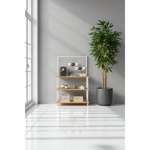 Çevir Kur Atlantik Çam Bd Kahve Köşesi Dolabı, Mutfak Standı, Mutfak Dolabı, Mutfak Düzenleyici 71x136x35 cm