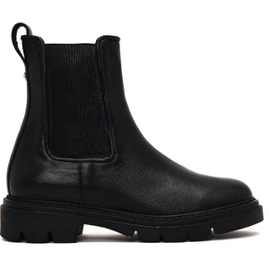Kadın Siyah Deri Chelsea Bot 25WFD162818