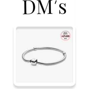 Düz Klasik Gümüş Bileklik