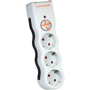 TSK19009 3li Enerji Koruma Powersurge Beyaz 1050 Joule