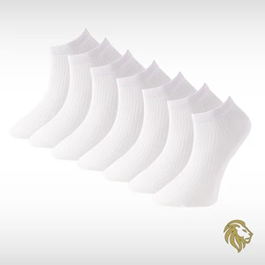 Lion Monroe Bambu Erkek 7’li Patik Düz Siyah Çorap Dikişsiz Premium Paket