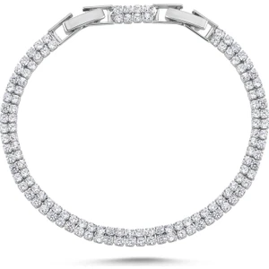 Merano Design 2mm Çift Sıra Su Yolu Bileklik