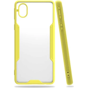 Galaxy A01 Core Kılıf Nxxa Parfe Kapak-Sarı