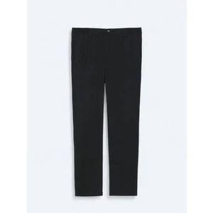 Siyah Düz Dokuma Jogging Fit Casual Pantolon