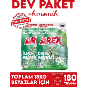 "büyük Ekonomi Paketi ; 18 kg Toz Çamaşır Deterjanı, Beyazlar Için 18KG