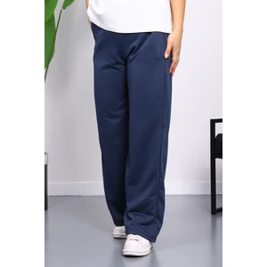 İmaj Butik Antrasit Bel Lastikli İki İplik Palazzo Eşofman Alt