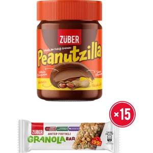Peanutzilla x1+ Antep Fıstıklı Granola Bar x15