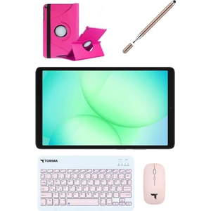 Galaxy Tab A11 8gb 128GB 8.7" Tablet+ Pembe Kılıf+Kalem+Klavye+Mouse