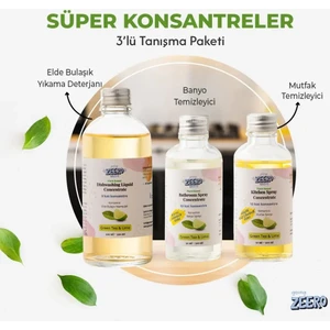 Going Zeero Süper Konsantreler 3'lü Tanışma Paketi - Lime & Okaliptus