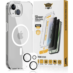 Buff Labs Buff iPhone 15 Plus Avantaj Paket - Magsafe Kılıf + Ekran Koruyucu + Lens Koruyucu Privacy
