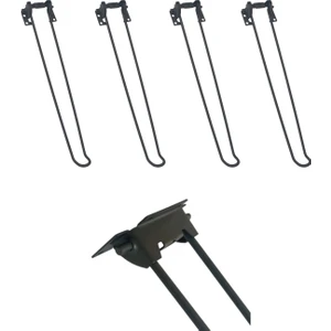 Metal Katlanır Masa Ayakları  4 Adet Metal Başlıklı Mobilya Ayağı Mobilya Hırdavatı