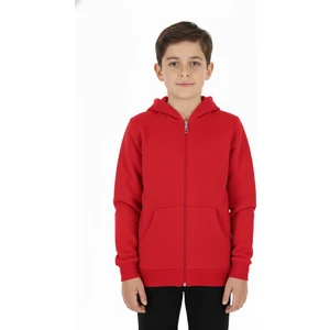 Erkek Çocuk Hırka 2 Iplik Şardonlu Arkası Baskılı