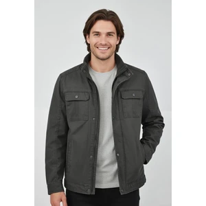 Erkek Kanvas Hakim Yaka Içi Kürklü Spor Mont M2645 BGL-ST04917