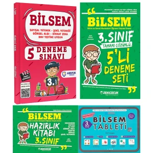 Ardışık Yayınları 3. Sınıf BİLSEM Hazırlık ve Deneme Seti