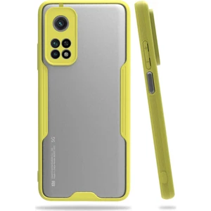 Xiaomi Mi 10T 5g Kılıf Nxxa Parfe Kapak-Sarı