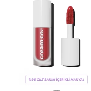 Cream Co. Allık Ruj Göz Farı Glow Tint Chilli Red | Nemlendirici Makyaj | 506 Kiremit | Hyaluronik Asit Peptit