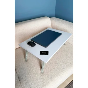 Zevahir Mobilya Dekorasyon Katlanabilir Yatak Koltuk Üstü Hasta Servis Masası Laptop Bilgisayar Sehpası