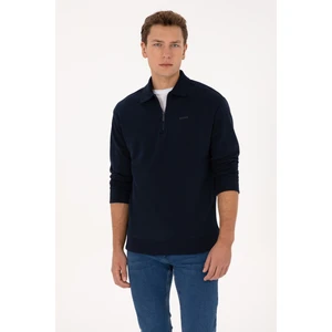 U.s. Polo Assn. Erkek Lacivert Sweatshirt 50313783-VR033