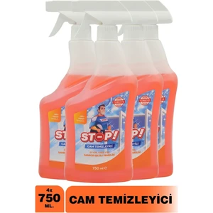 Stop Forte 4'lü Cam Temizleyici Sprey 750 ml