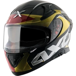 Apex Chrometech Full Face Kapalı Kask Black Red