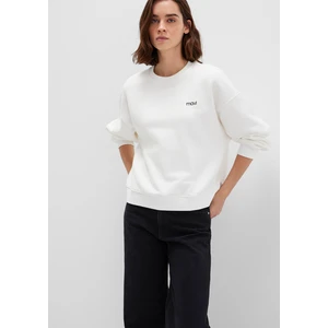 Mavi Logo Baskılı Ekru Sweatshirt 1S10490-70057