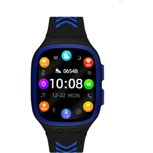 Akıllı Çocuk Saati Görüntülü Görüşme Özelliği 4.5g S Im Kart Destekli Lacivert-Siyah