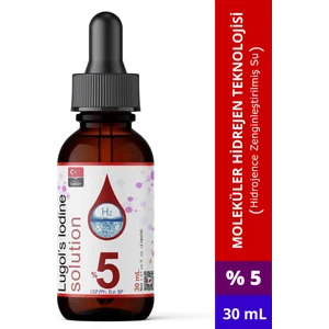 Dolar Kimya Lugol Iyot Çözeltisi %5 | 30 ml | Cam Damlalıklı Şişe (Pharma Grade Lügol)