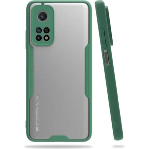 Xiaomi Mi 10T 5g Kılıf Nxxa Parfe Kapak-Koyu Yeşil