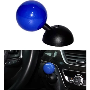 Oto Start Stop Kapağı Motor Çalıştırma Joystik Düğmesi Tek Hareket Motor Başlatma ve Durdurma Mavi