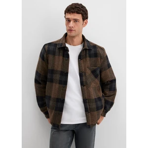 Yün Karışımlı Kareli Ceket 0110749-91230