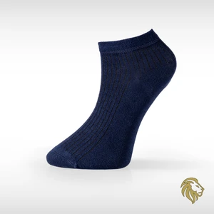 Lion Monroe Bambu Erkek 7’li Patik Düz Siyah Çorap Dikişsiz Premium Paket