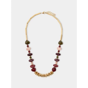 Çok Renkli Boncuklu Kısa Kolye