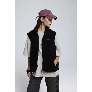 Alberg Siyah Salaş Teddy Yelek