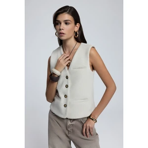Pace Bej Kısa Yelek